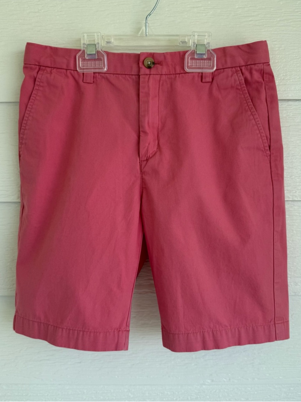 Vineyard Vines Boy’s Size 12 Pink Casual Chino Shorts 100% Cotton EUC
